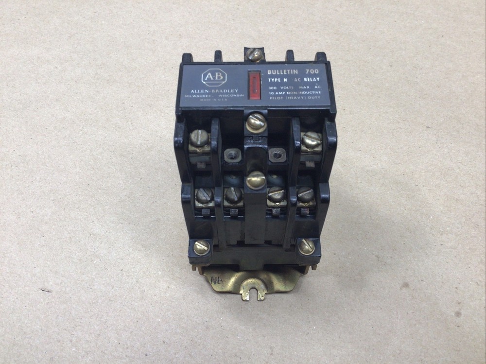 ALLEN BRADLEY AC RELAY 700-N400A1 SERIES B 120V COIL #12J12