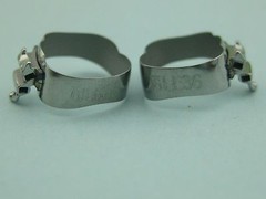40Pcs Dental Orthodontic 1st Molar Band&Buccal Tube U3/L2 Non-convert. MBT .022