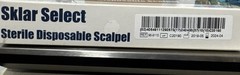 STERILE DISPOSABLE SCALPELS #10 – 10/BOX, SINGLE USE, 2024-04EXPIRATION.