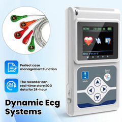 Genuine CONTEC TLC9803 Dynamic ECG Monitor System 24 Hours Recorder ECG Holter