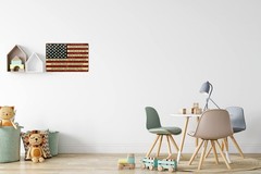 Retro Metal Sign Vintage Tin I Pledge Allegiance to The 8 x 12 in, Flag