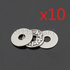 10 PCS NTA512 3/4” Thrust Needle Roller Bearing With Two Washers 7.92 x 19.05mm