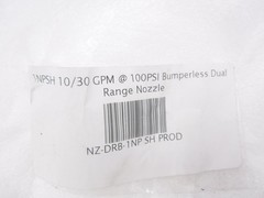 S&H 1″ 10-30GPM 100PSI 10-30GPM Bumperless Dual Range Nozzle NZ-DRB-1NP
