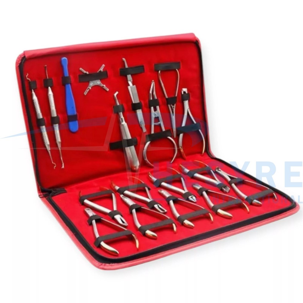 Dental Instruments Basic Orthodontics 18 Pcs Set