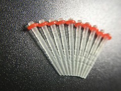 Dental Fiber Post Quartz Glass Screw Thread Straight 1.0mm-1.8mm 65% Fiber Oral