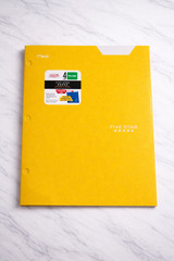 Five Star 4-Pocket Folder w/ Tabs – Assorted Colors – Mead Durable School Folder