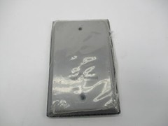 EGS ELECTRICAL GROUP WCB1 BLANK GANG COVER W/2 SCREW ASSEMBLY NSMP