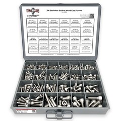 316 Stainless Steel Socket Head Cap Screws Assortment – 453 PCS