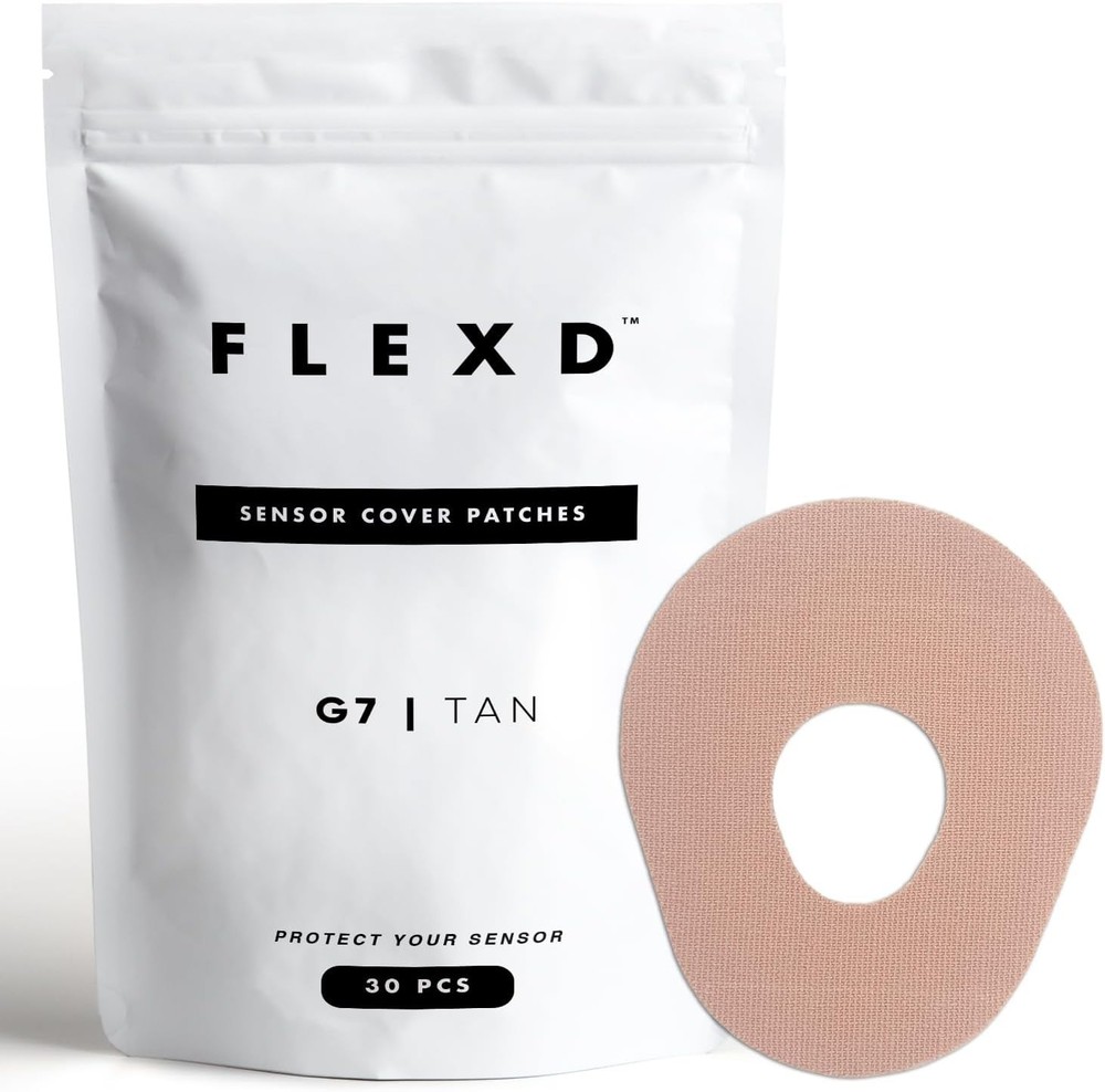 Flexd – G7 Adhesive Patches Waterproof for Dexcom – CGM – 2.5 x 1.5 cm