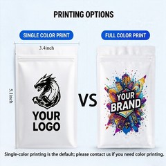 100PCS Custom Printed Mylar Bags for Trading Card Packaging Heat Seal Pouch