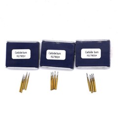 Dental Gold High Speed Tungsten Carbide Burs Trimming Finishing Friction Grip