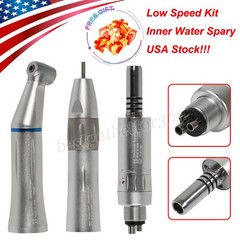 Dental Slow Low Speed Straight Handpiece Air Motor 4Holes E-type NSK STYLE WY4