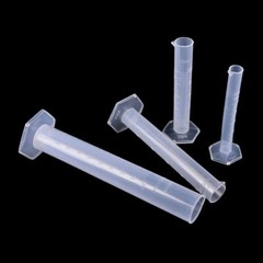 10/25/50/100/250ML Plastic Measuring Cylinder Lab Accessory Test Graduated Tube