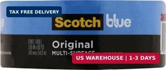 ScotchBlue Original Multi-Surface Painters Tape, 2 Inch Wide (1.88 in. x 60 Yds)