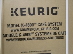Keurig K-4500 Commercial K Cup Cafe System Coffee Maker LATTE BRAND NEW IN BOX