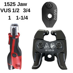 Universal 360° Rotatable Press Jaw Head – Ring Type, Compatible with Milwaukee,
