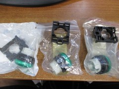 (3) EATON M22-L-G Green Indicating Pilot Light M22 L G G 22M