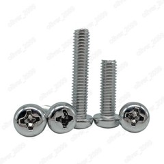 M2 M2.5 M3 M4 M5 M6 M8 304 Stainless Steel Phillips Cross Small Pan Head Screws