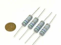 4 Pack 1.5k ohm 1k5 Metal Oxide Film Resistor 5W 5 Watt ±5% Tolerance 4x G146