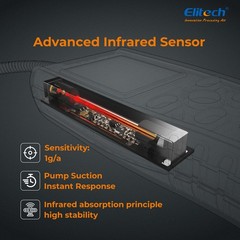 Elitech HLD-200+ Refrigeran Leak Detector Halogen Leak Detector Freon Checker