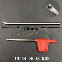 4mm C04H SCLCR03 Solid Carbide Handle Premium Tungsten Steel Holder + CCGT030102