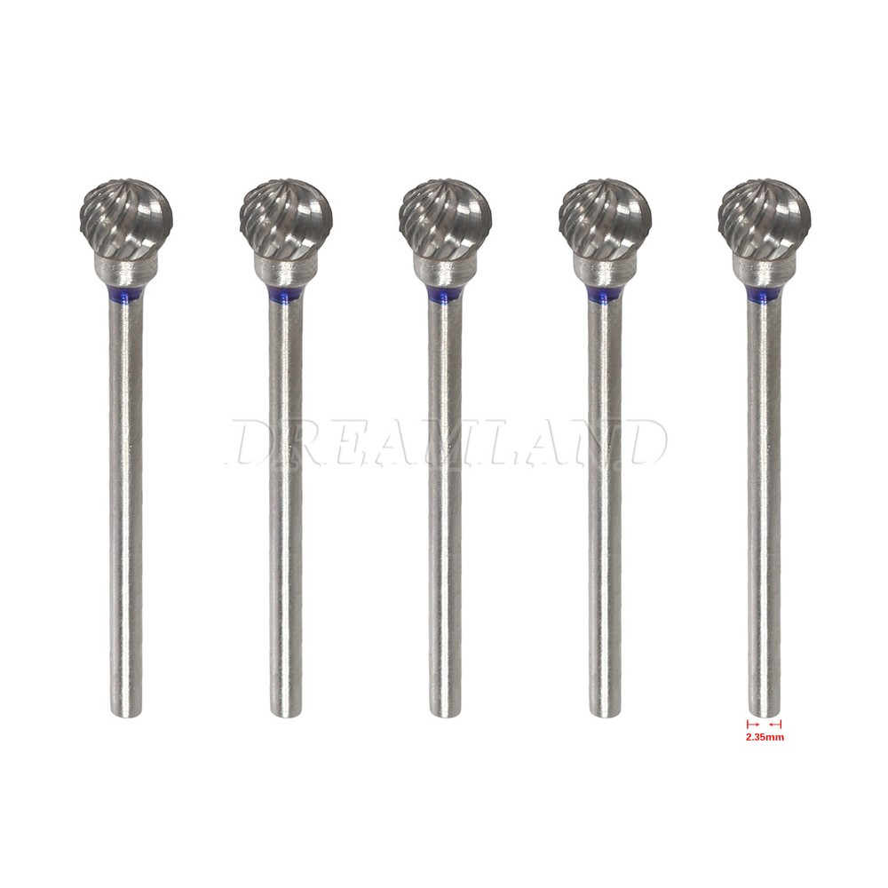 Sale Lab Polishing Drills Tungsten Steel Carbide Burs 2.35MM 10 Models