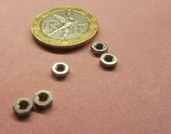 18-8 Stainless Hex Nut RH, 3-56 x 3/16″ W x 1/16 H, 300 pcs