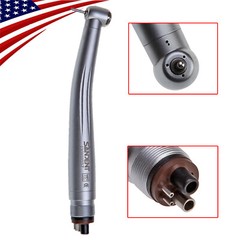 US Standard Bearing PUSH Dental High Speed E-type/ LED Handpiece 2/4 Hole