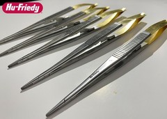 lot of 5 HU FRIEDY Castroviejo straight Needle Holder 7″ 18cm NH5024