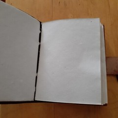 Hand Tooled Leather Journal Sugar Skull Blank Book Art Sketch Dia de los Muertos