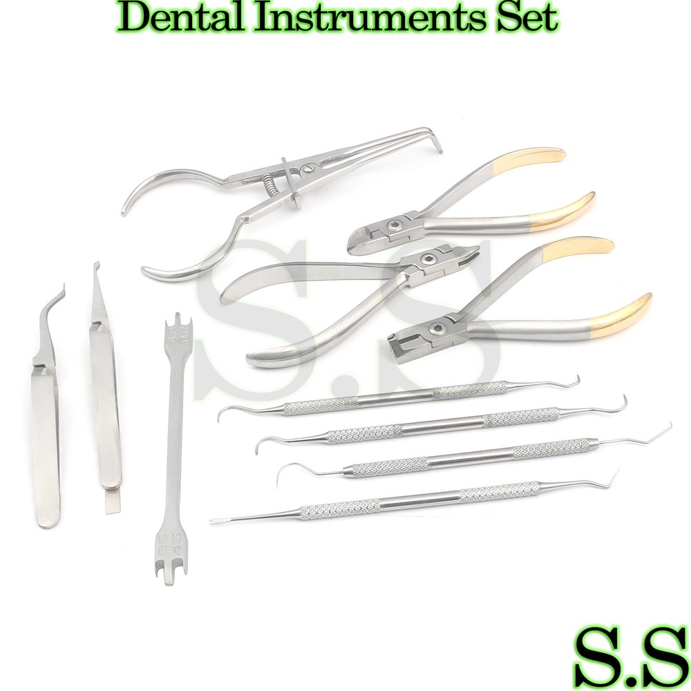 Orthodontic Instruments Set Of 11 Pcs DN-461