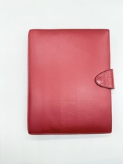 Filofax A5 Calypso Red Leather Organizer Planner -retired Unused