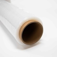 Clear 18″ 80 Gauge Stretch Film Pallet Wrap Moving Warehouse 4 ROLLS CASE