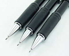 Pentel Twist-Erase Automatic Pencil 3pc Lot 0.5mm 0.7mm 0.9mm Black Barrel