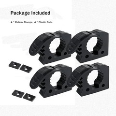 Shovel Holder & Tool Mount, Quick-Release Molle Panel Clamps for Small – 4 Pack