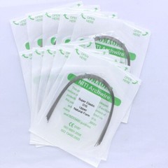 10 PACKS Dental Ortho 014 Upper Super Elastic Niti Round Arch Wire Nature Form