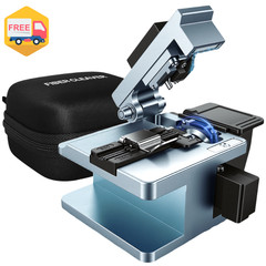 High Precision Fiber Optic Cutter, 16-Step Blade, 80,000 Cleaves