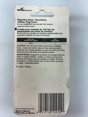Screw-In Plug Fuses (3 PACK) 20-Amp Time Delay Bussmann BP/SL-20 New Sealed