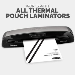 Fellowes Laminator Cleaning Sheets, 10 Pack, 8.5 x 11 in Letter, White
