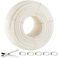 1in 500ft PEX-B Non-Barrier White Pipe for RV Plumbing Radiant Heating