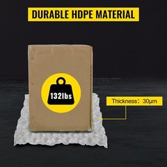 984′ x16″ Air Cushion Machine Film Small Bubble Pillow Packaging Padding Roll