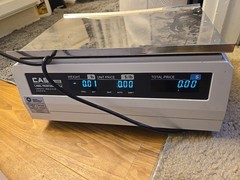 CAS UL Model LP-1000 Scale .2 Lb to 30 Lb Pre-Owned Powers On & Weighs