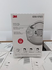 3M 8200 N95 Particulate Respirator Masks | Case of 320 Masks | EXP 11/25 | New