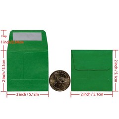 2 x 2Inches Tiny Coin Envelopes – Self Seal 128-Count Mini Envelopes, Bulk Sm…