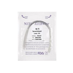 Dental Orthodontic Arch Wire Thermal Activated NiTi Archwire Round Rectangular