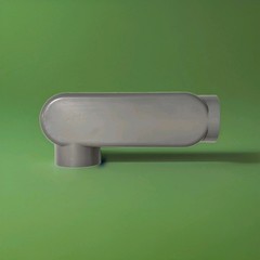 2 Inch Rigid PVC Conduit Body Type LR, Slip X Slip PVC Conduit Bodies LR Type wi
