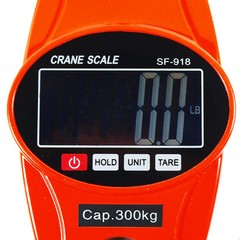 300 KG x0.1kg / 600 LBS x0.2lbs Digital Hanging Scale Industrial Crane Scale Red