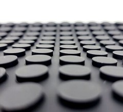 1/8″ Thick Round Stick on Rubber Bumper Feet Pads Spacer Lifters 7/16″ Wide Foot