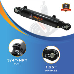 5×48 Hydraulic Cylinder – 5″ Bore, 48″ Stroke Welded Threaded Clevis Cylinder