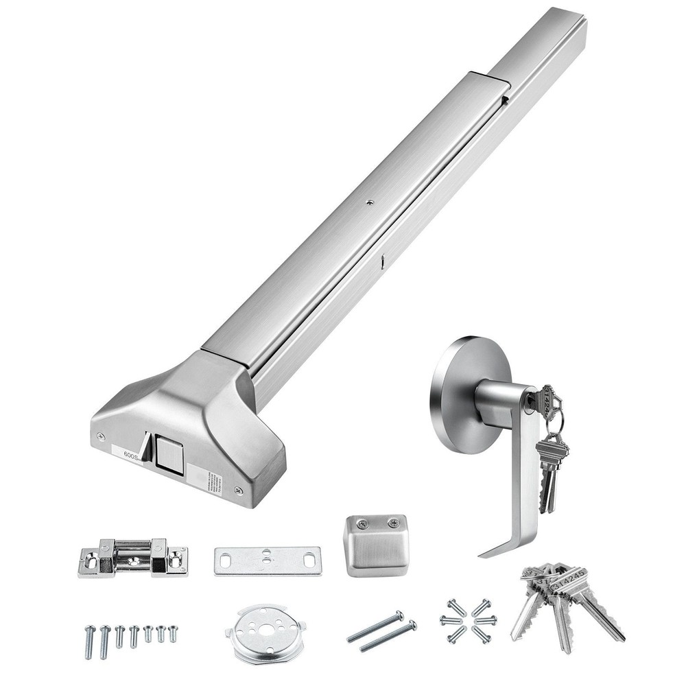 Door Push Bar Panic Exit Device,31′ Stainless Steel Commercial Emergency Exit